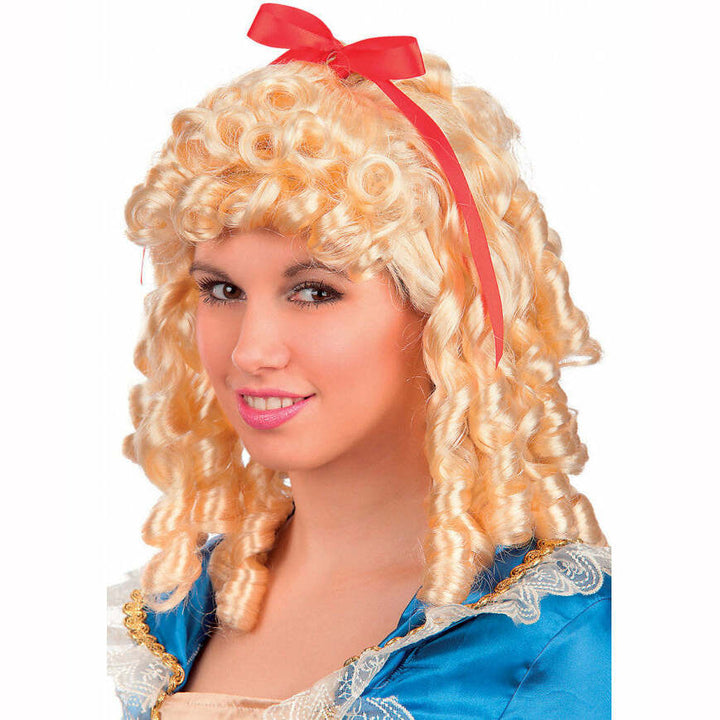 Perruque demoiselle comtesse blonde adulte,Farfouil en fÃªte,Perruque