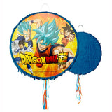 Piñata bleue ronde à tirer Dragon Ball Super™ 40 cm