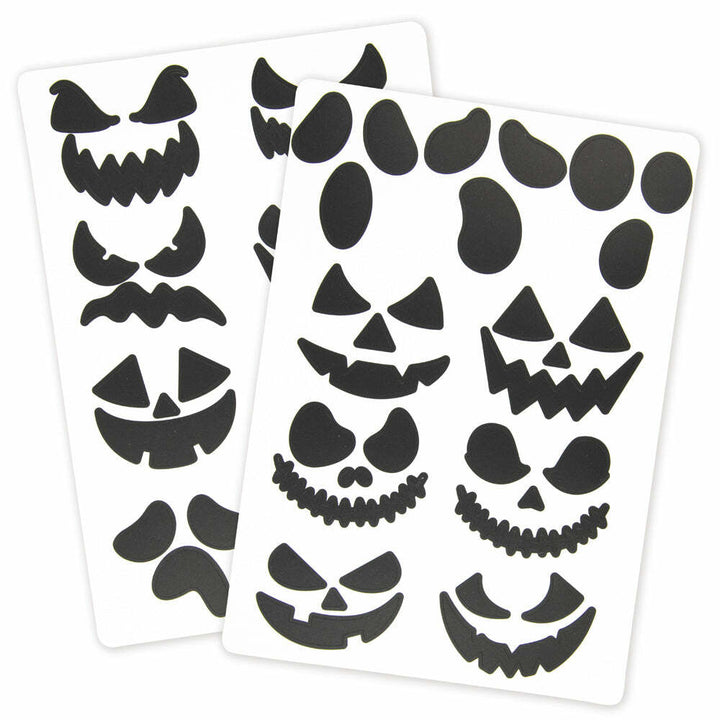 Planches de 17 stickers visages Halloween,Farfouil en fÃªte,Décorations