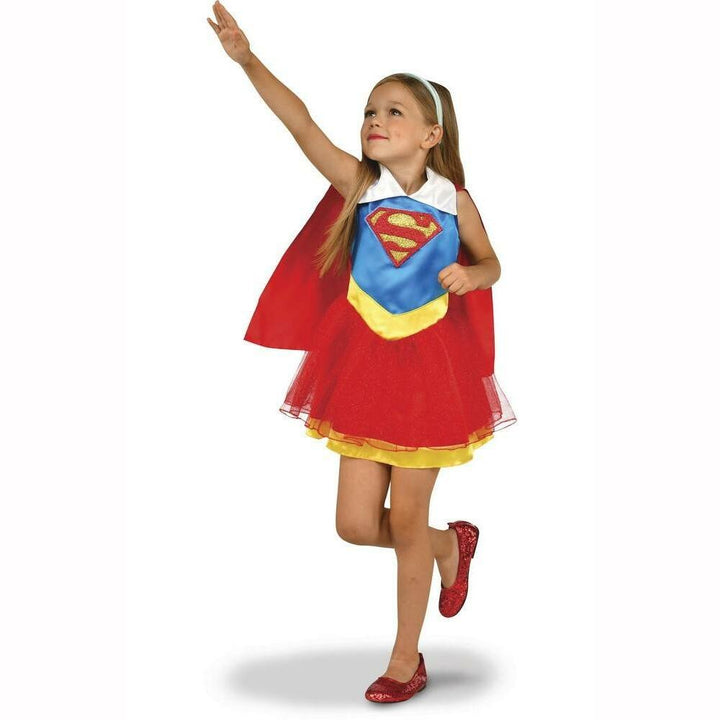 Robe tutu enfant + serre-tête Supergirl™ DC Super Hero Girls™,Farfouil en fÃªte,Déguisements