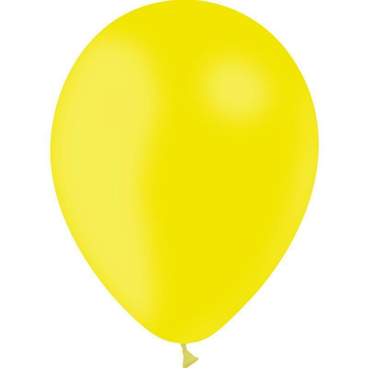 Sachet de 50 ballons de 30 cm jaune citron Balloonia®,Farfouil en fÃªte,Ballons