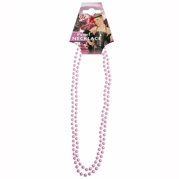 SAUTOIR DE PERLES ROSES NACRE GLAMOUR,Farfouil en fÃªte,Bijoux