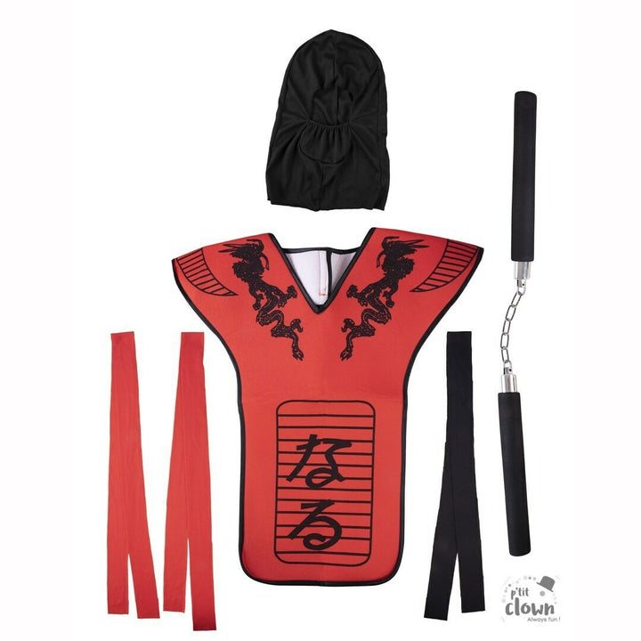 Set de déguisement enfant ninja rouge,Farfouil en fÃªte,Déguisements