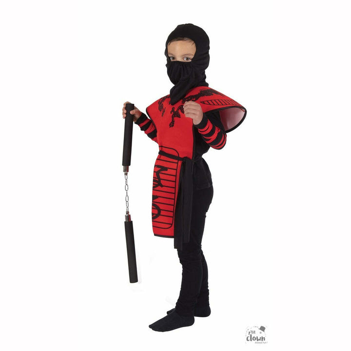 Set de déguisement enfant ninja rouge,Farfouil en fÃªte,Déguisements