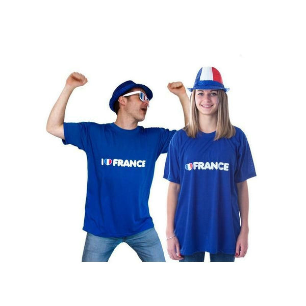 Tee-Shirt mixte bleu  "I Love France",Farfouil en fÃªte,Déguisements