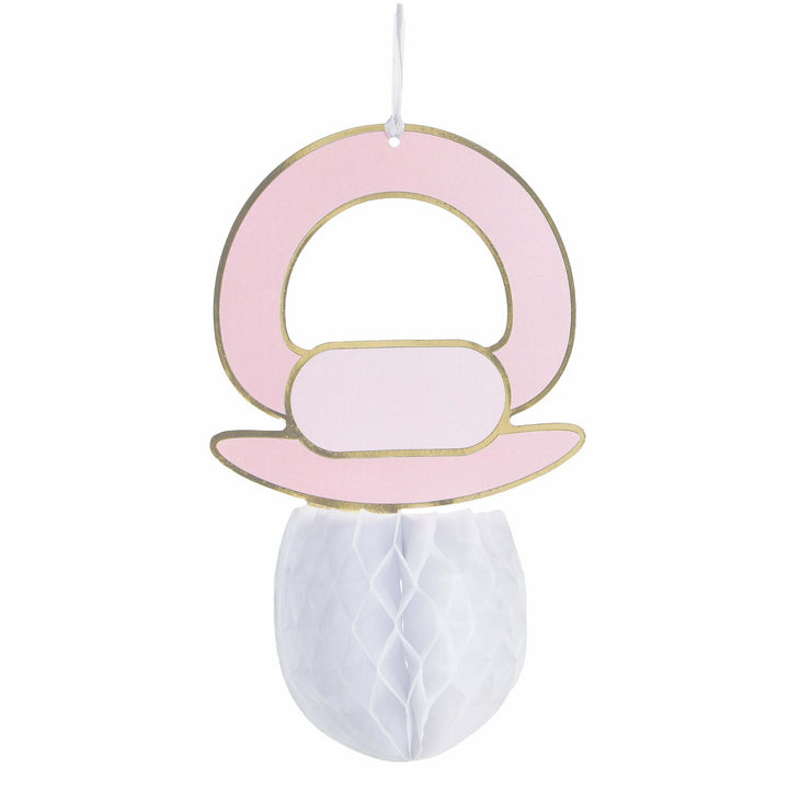 Tétine alvéolée rose Baby pink,Farfouil en fÃªte,Pompons, suspensions