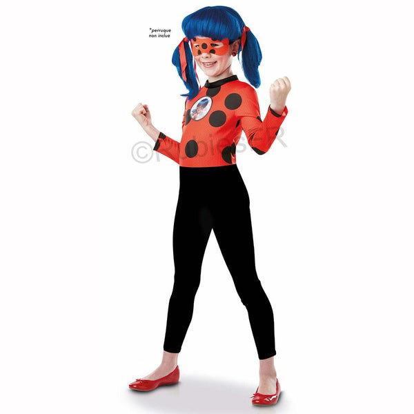 Top enfant classique + masque Ladybug Miraculous™,Farfouil en fÃªte,Déguisements
