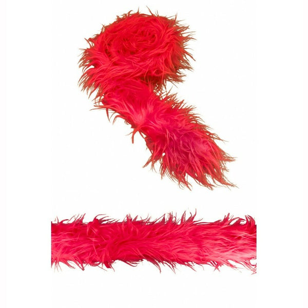 Boa en fourrure 210 cm - Rouge,Farfouil en fÃªte,Boas et plumes