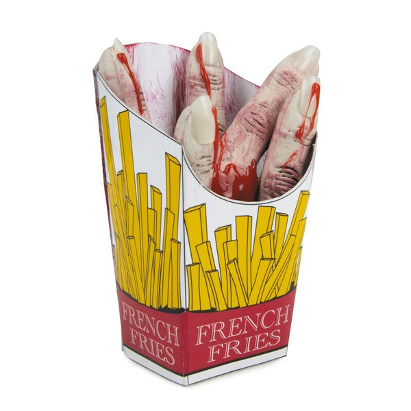 Cornet de frites avec doigts ensanglantés,Décorations,Farfouil_en_fete