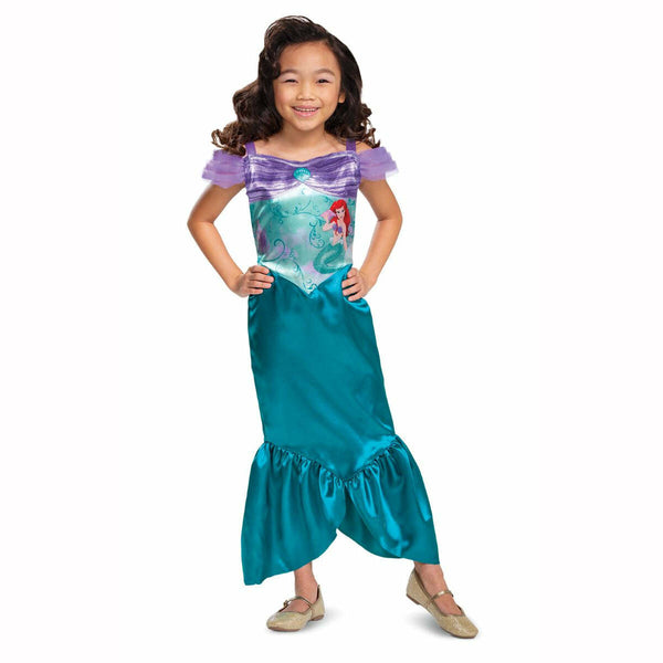 Déguisement reine robe turquoise médiévale Guenièvre 5-6 ans