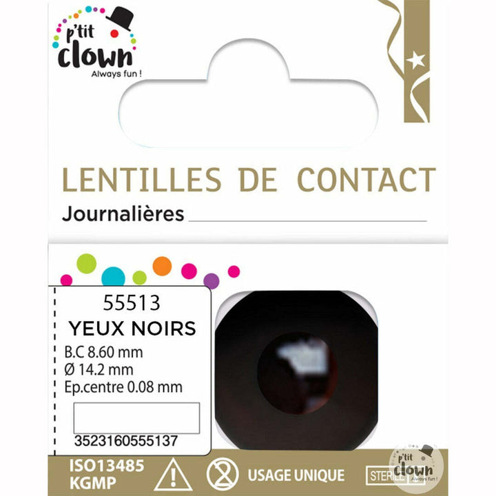 Lentilles de contact journalières - oeil noir,Lentilles,Farfouil_en_fete