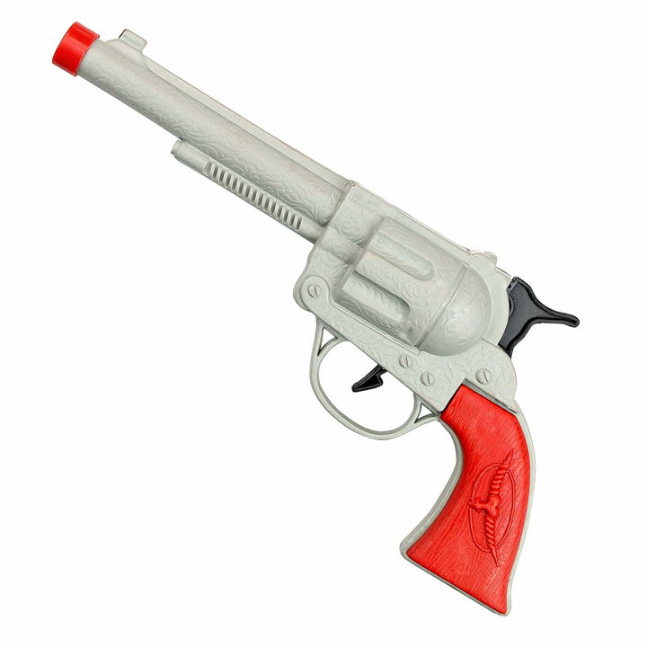 Pistolet cow-boy plastique couleurs au choix noir ou gris,Farfouil en fÃªte,Armes