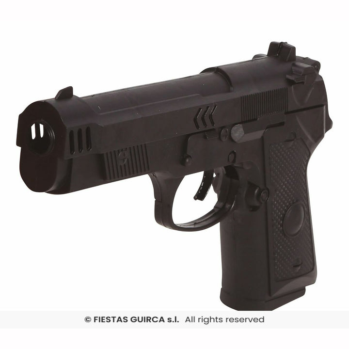 Pistolet noir sonore 24 cm,Armes,Farfouil_en_fete